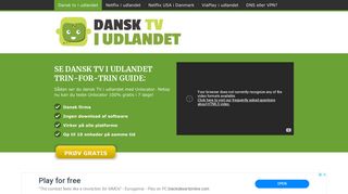 
                            9. SE DANSK TV I UDLANDET | NY 2019 TRIN FOR TRIN GUIDE