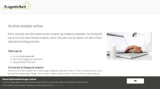 
                            4. Se dine recepter online - A-apoteket