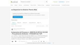 
                            6. se Disponível no Sistema Themis Web - JusBrasil