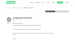 
                            10. se fakturan hos Klarna | Forumet