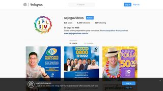 
                            12. Se Joga no INSS (@sejogavideos) • Instagram photos and videos