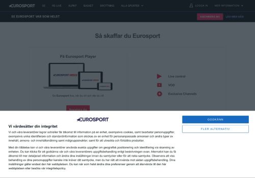 
                            3. Se på Eurosport