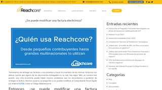 
                            12. ¿Se puede modificar una factura electrónica? - Reachcore