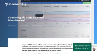 
                            2. SE Ranking: de beste SEO-tool om zoekwoorden bij te houden? Ja!