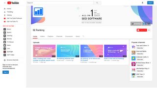 
                            9. SE Ranking - YouTube