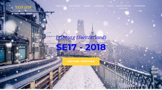 
                            10. SE17 2018 : Fribourg - Welcome / Bienvue / Willkommen !