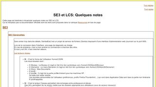 
                            13. SE3 et LCS: Quelques notes - Free