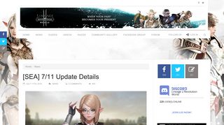 
                            8. [SEA] 7/11 Update Details - Lineage 2 Revolution World