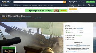 
                            12. Sea of Thieves (Xbox One): Amazon.co.uk: PC & Video Games