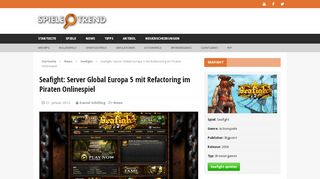 
                            6. Seafight: Server Global Europa 5 mit Refactoring im Piraten ...