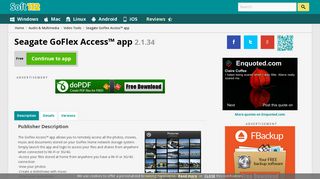 
                            5. Seagate GoFlex Access™ app 2.1.34 Free Download
