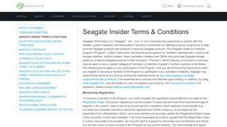 
                            3. SEAGATE INSIDER FOR PARTNERS / LACIE INSIDER FOR ...