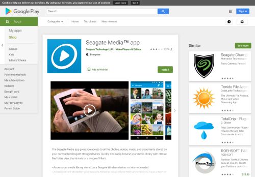 
                            8. Seagate Media™ app – Apps on Google Play