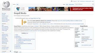 
                            9. Seagull Books - Wikipedia