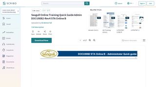 
                            9. Seagull Online Training Quick Guide Admin DOCU0082-Rev4 STA ...