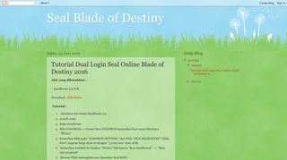 
                            2. Seal Blade of Destiny: Tutorial Dual Login Seal Online Blade of ...