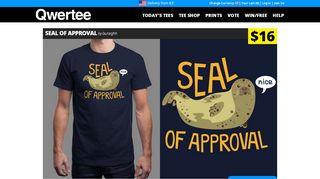 
                            6. Seal of Approval - Qwertee