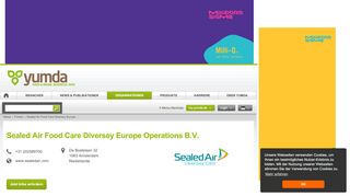 
                            13. Sealed Air Food Care Diversey Europe Operations BV - Yumda