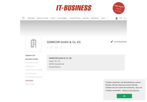 
                            10. SEAMCOM GmbH & Co. KG in Osnabrück - IT-Business