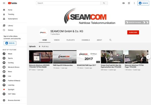 
                            13. SEAMCOM GmbH & Co. KG - YouTube