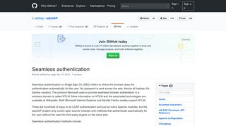 
                            6. Seamless authentication · adldap/adLDAP Wiki · GitHub