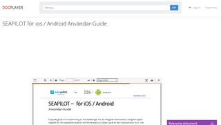 
                            12. SEAPILOT för ios / Android Användar-Guide - PDF