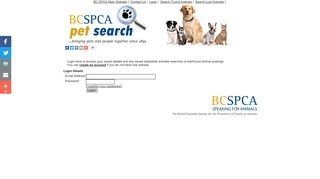 
                            6. Search Adoptable & Lost/Found Animals Online - BC SPCA Pet Search