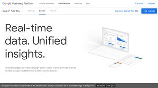 
                            3. Search Advertising Data Management - Google Search Ads 360