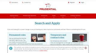 
                            6. Search and apply for jobs Build your career with one of ... - Prudential