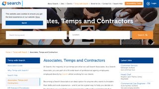 
                            7. Search Associates, Temps & Contractors - Search