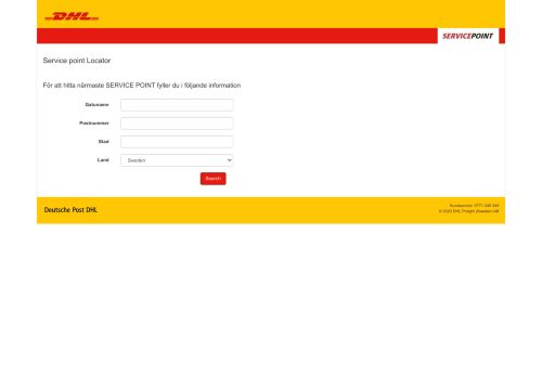 
                            2. Search - DHL Service Point