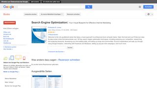 
                            11. Search Engine Optimization: Your Visual Blueprint for Effective ... - Google Books-Ergebnisseite