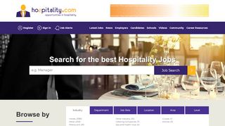
                            3. Search for hospitality jobs with Hozpitality.com