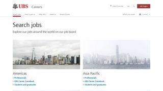 
                            3. Search jobs | UBS Global topics
