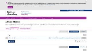 
                            4. Search Manager | Cochrane Library