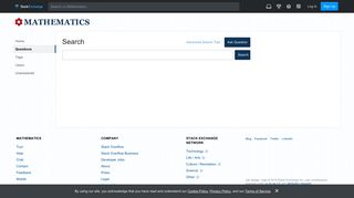 
                            12. Search - Mathematics Stack Exchange