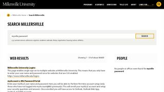 
                            3. Search Millersville | Millersville University