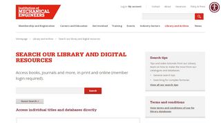 
                            3. Search our library and digital resources