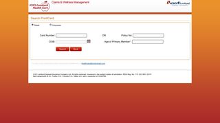 
                            7. Search PrintICard - ICICI Lombard