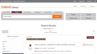 
                            9. Search Results - Caltech Library