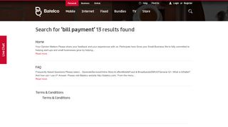 
                            3. Search Results for “bill payment” – Personal - Batelco