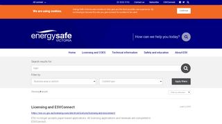 
                            5. Search Results for “login” – Energy Safe Victoria