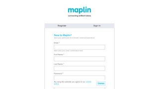 
                            2. Search results for: 'login' - Maplin