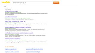 
                            12. Search results for progressive agent sign on - LocalToUs