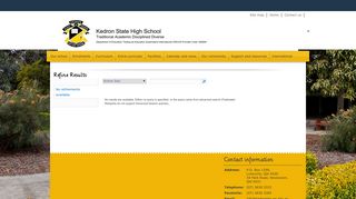 
                            5. Search Results : MIS Portal and One School - Kedron State High School
