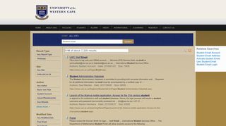 
                            6. Search Results : Student Email - UWC