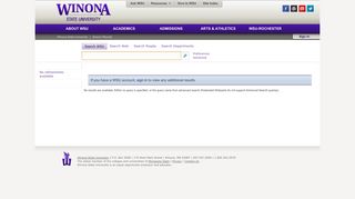 
                            11. Search Results : WSU Email Login - MyWSU - Winona State University