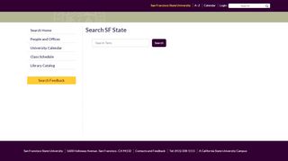 
                            6. Search - San Francisco State University