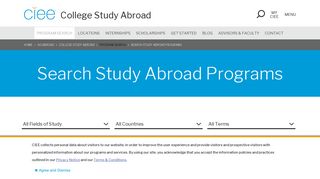 
                            8. Search Study Abroad Programs | College Study Abroad | CIEE