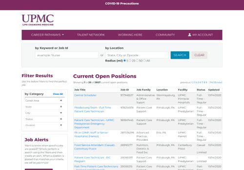 
                            2. Search - UPMC - Careers